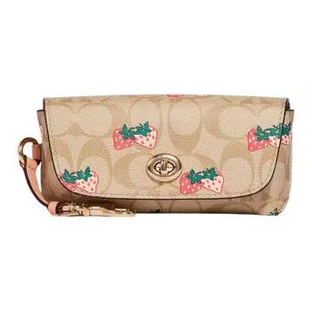 Женский чехол для солнцезащитных очков COACH, сумка для очков, Khaki