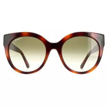 Женский черепаховый цвет «кошачий глаз» sf1031s Salvatore Ferragamo, коричневый