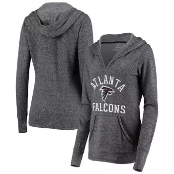 Женский черный пуловер с капюшоном Fanatics Atlanta Falcons Doubleface Slub Fanatics