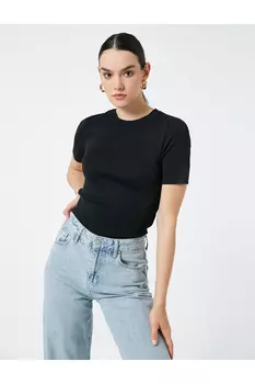 Женский черный свитер Koton, черный