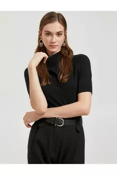 Женский черный свитер Koton, черный