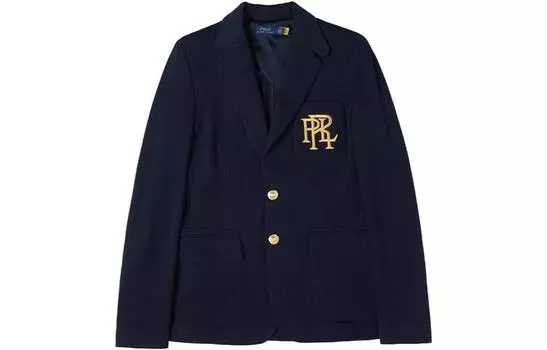Женский деловой пиджак цвета морской волны Polo Ralph Lauren, Marine Blue
