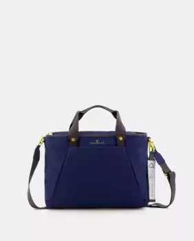 Женский держатель для документов из переработанной ПЭТ ткани синего цвета Scharlau, синий