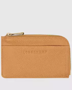 Женский держатель для карт Le Foulonn Longchamp, цвет Marrn claro