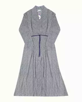 Женский длинный халат с принтом Letts Dream, светло-голубой