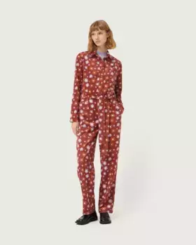 Женский длинный комбинезон с цветочным принтом Compaa Fantstica, мультиколор