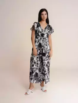 Женский длинный комбинезон с принтом Niza, белый