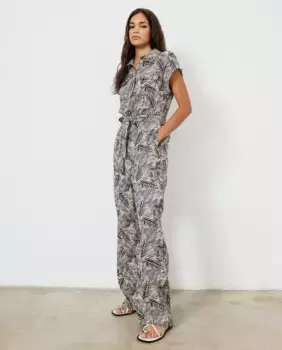 Женский длинный комбинезон Vila, белый