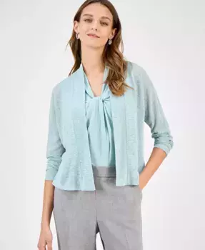 Женский длинный прозрачный кардиган Kasper, синий