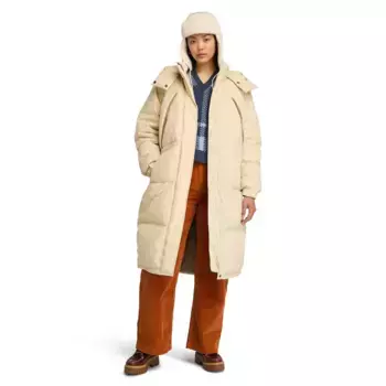 Женский длинный пуховик Howker из переработанного пуха Timberland, бежевый