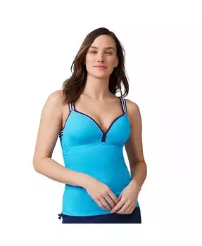 Женский длинный пуховик Splendor Free Country, синий