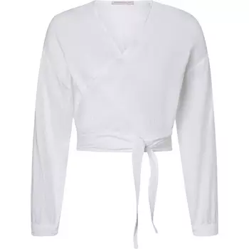 Женский длинный рукав с запахом Mandala, белый