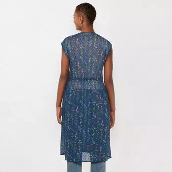 Женский длинный жилет с ботаническим узором LC By Lauren Conrad LC Lauren Conrad