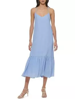 Женский дневной макси-сарафан DKNY, цвет frost blue