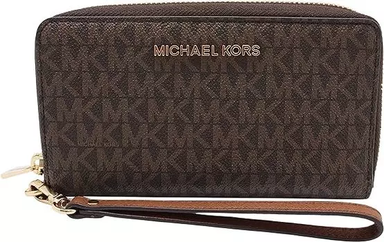 Женский дорожный многофункциональный чехол для телефона Michael Kors Jet Set, коричневый