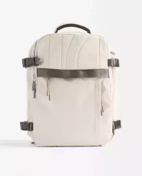Женский дорожный рюкзак с несколькими отделениями и застежкой-молнией, однотонный Parfois, бежевый
