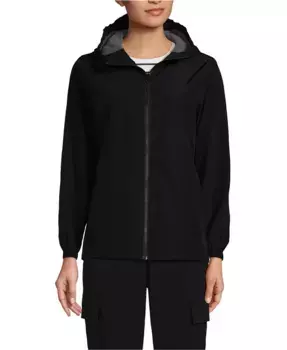 Женский дождевик Lands' End, черный