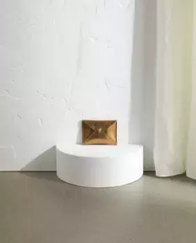 Женский двойной кожаный кошелек Stella Rittwagen, золотой