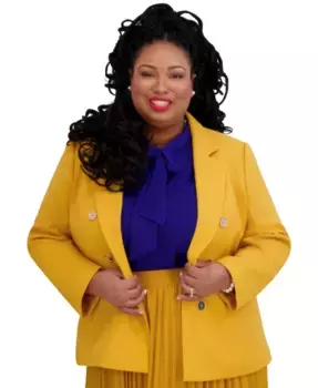 Женский двубортный блейзер из искусственной кожи, стандартные и плюс размеры Kasper, золотой