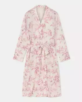 Женский двубортный халат с принтом nfasis, цвет Rosa