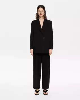 Женский двубортный пиджак по фигуре Bimba y Lola, черный