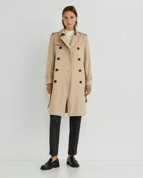 Женский двубортный тренч с поясом El Corte Ingls