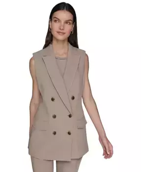 Женский двубортный жилет KARL LAGERFELD PARIS, черный