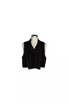 Женский двусторонний жилет Chord в цвете «древесный уголь» Cynthia Ashby, цвет charcoal