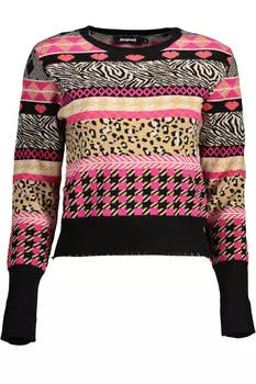Женский джемпер Desigual из вискозы с узором, мультиколор