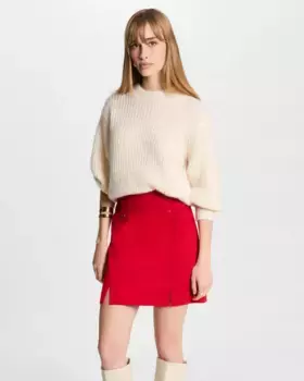 Женский джемпер из толстой пряжи с круглым вырезом Morgan, цвет Crudo