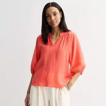 Женский джемпер с рукавом 3/4 Popover Nine West, цвет coral treasure