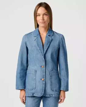 Женский джинсовый пиджак Wrangler, голубой