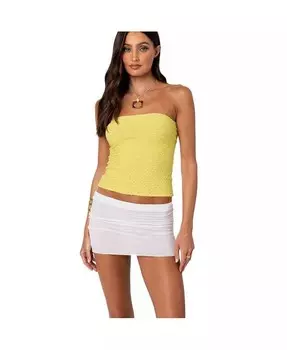 Женский фактурный топ-труба Albina Edikted, зеленый