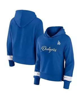 Женский фирменный пуловер с капюшоном Royal Los Angeles Dodgers Fanatics, цвет Royal