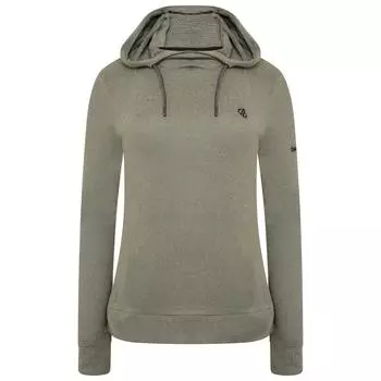 Кофта Dare 2B женская флисовая с капюшононом, серо-зеленый