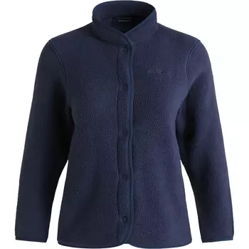 Женский флисовый кардиган на кнопках Peak Performance, синий