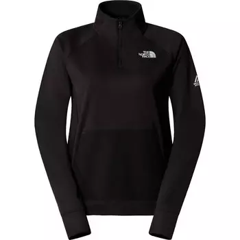 Женский флисовый пуловер Ma с молнией 1/4 The North Face, черный