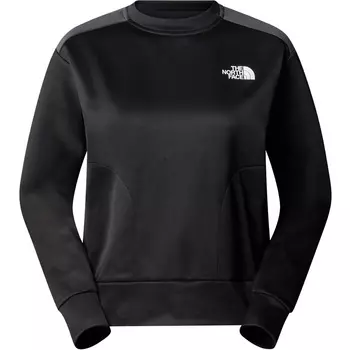 Женский флисовый пуловер Reaxion с круглым вырезом The North Face, черный