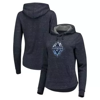 Женский флисовый пуловер с капюшоном Fanatics темно-синего цвета Vancouver Whitecaps FC Distressed Team Fanatics