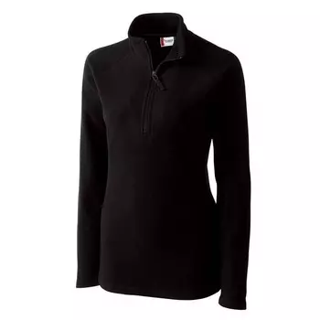 Женский флисовый пуловер с полумолнией Clique Summit Performance, черный