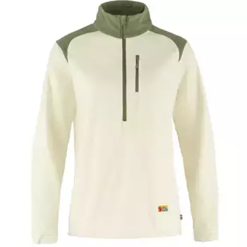 Женский флисовый свитер на каждый день Fjallraven Lite, цвет Chalk White/Light Olive