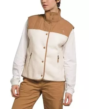 Женский флисовый жилет Cragmont Snap-Front The North Face, белый