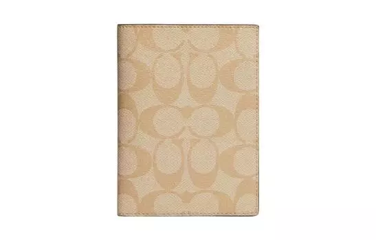 Женский футляр для паспорта COACH Обложка для паспорта, Beige