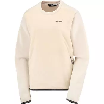 Женский гибридный теплый пуловер Outline Salomon, белый