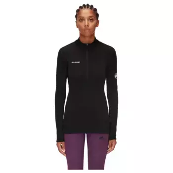 Женский горный свитер AENERGY HALF ZIP Mammut, чёрный