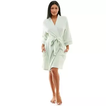 Женский халат-кимоно Croft & Barrow, цвет Green Frost