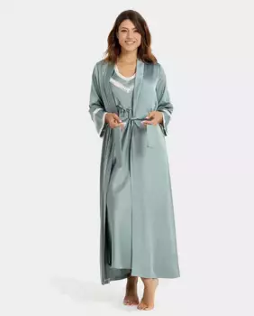 Женский халат Nans, светло-зеленый