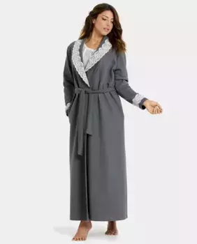 Женский халат Nans, темно-серый