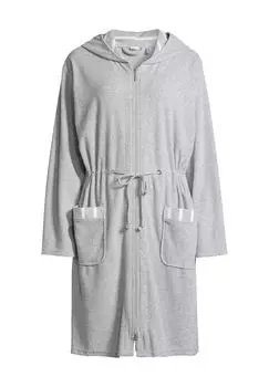 Женский халат Nura с капюшоном и шнурком DesireE, серый
