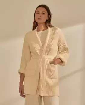 Женский халат с бантом nfasis, цвет 150 Vainilla